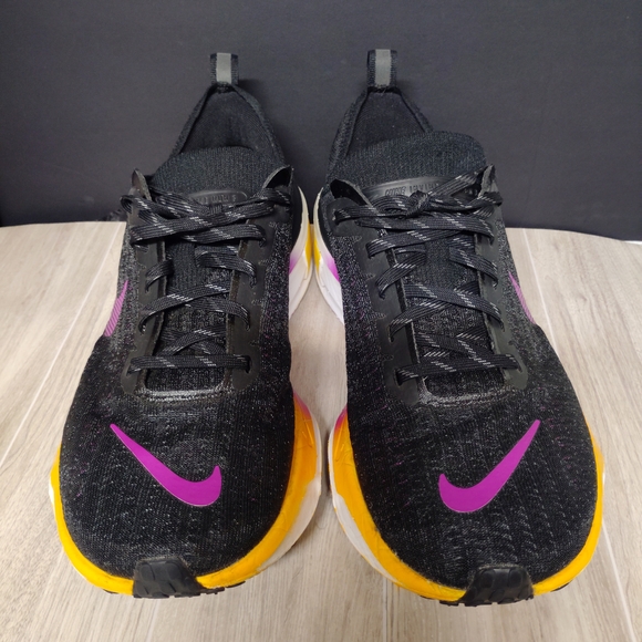 Nike Invisible 3 Athletic Women's Black and Purple Running Shoes - Picture 2 of 10